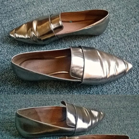Madewell Gold Patent Leather Flats - Picture 3 of 12